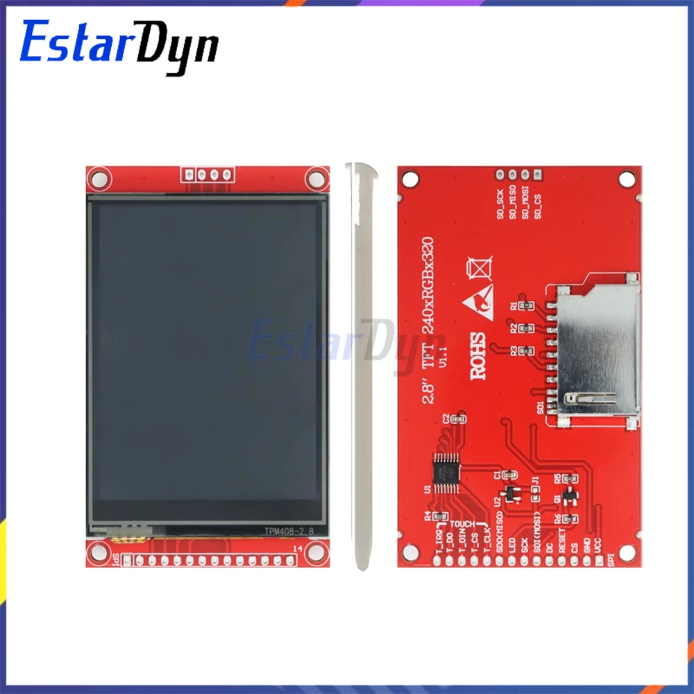 2 4 8 Zoll SPI TFT LCD Touchscreen 3