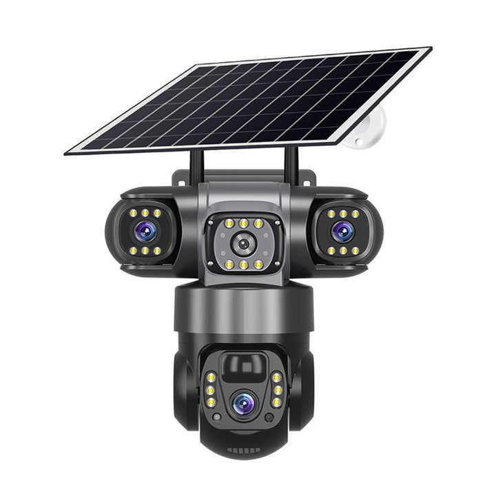 Solar-Überwachungskamera 6MP 360° Schwenk Außenbereich