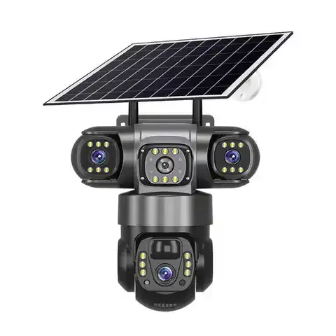 Solar Outdoor Security Camera 6MP 360° Pan