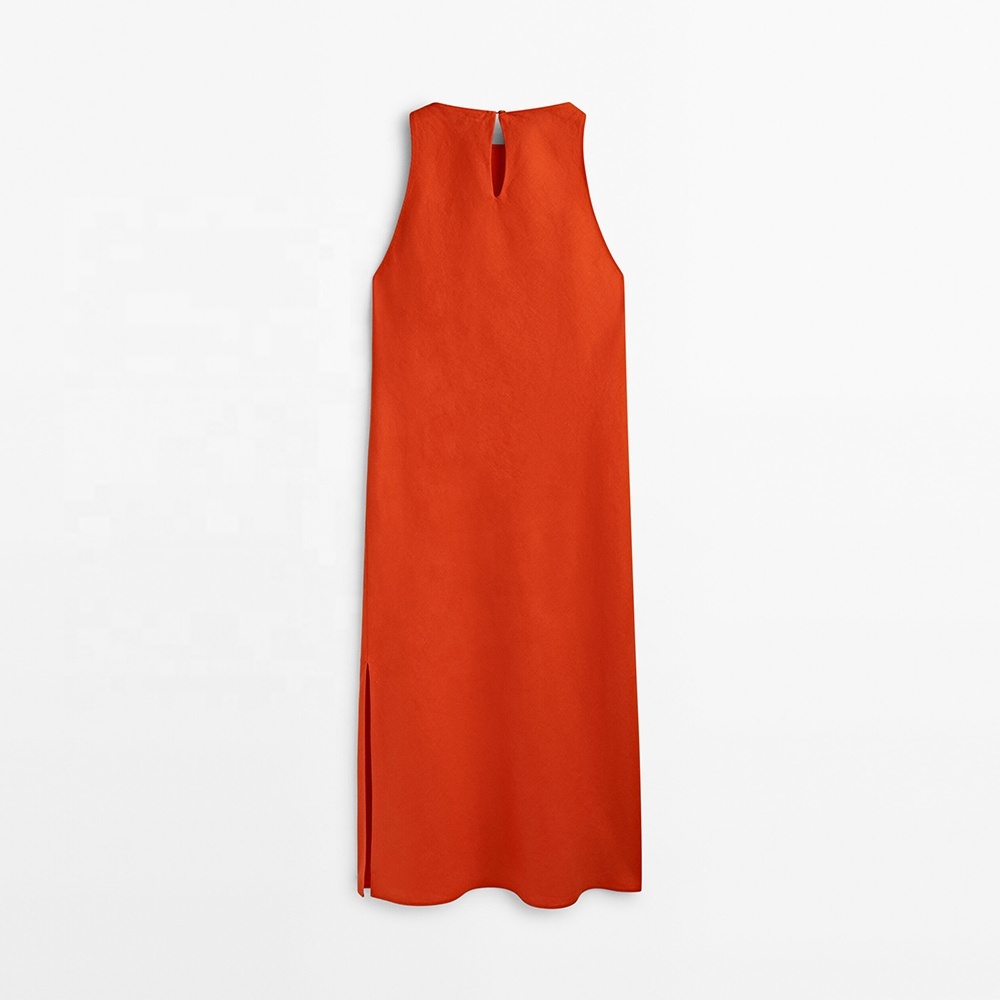 Sleeveless Linen Summer Dress for Women 4