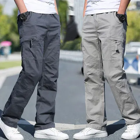 Herren Casual Sport Hose Frühling und Herbst Multi-Pocket