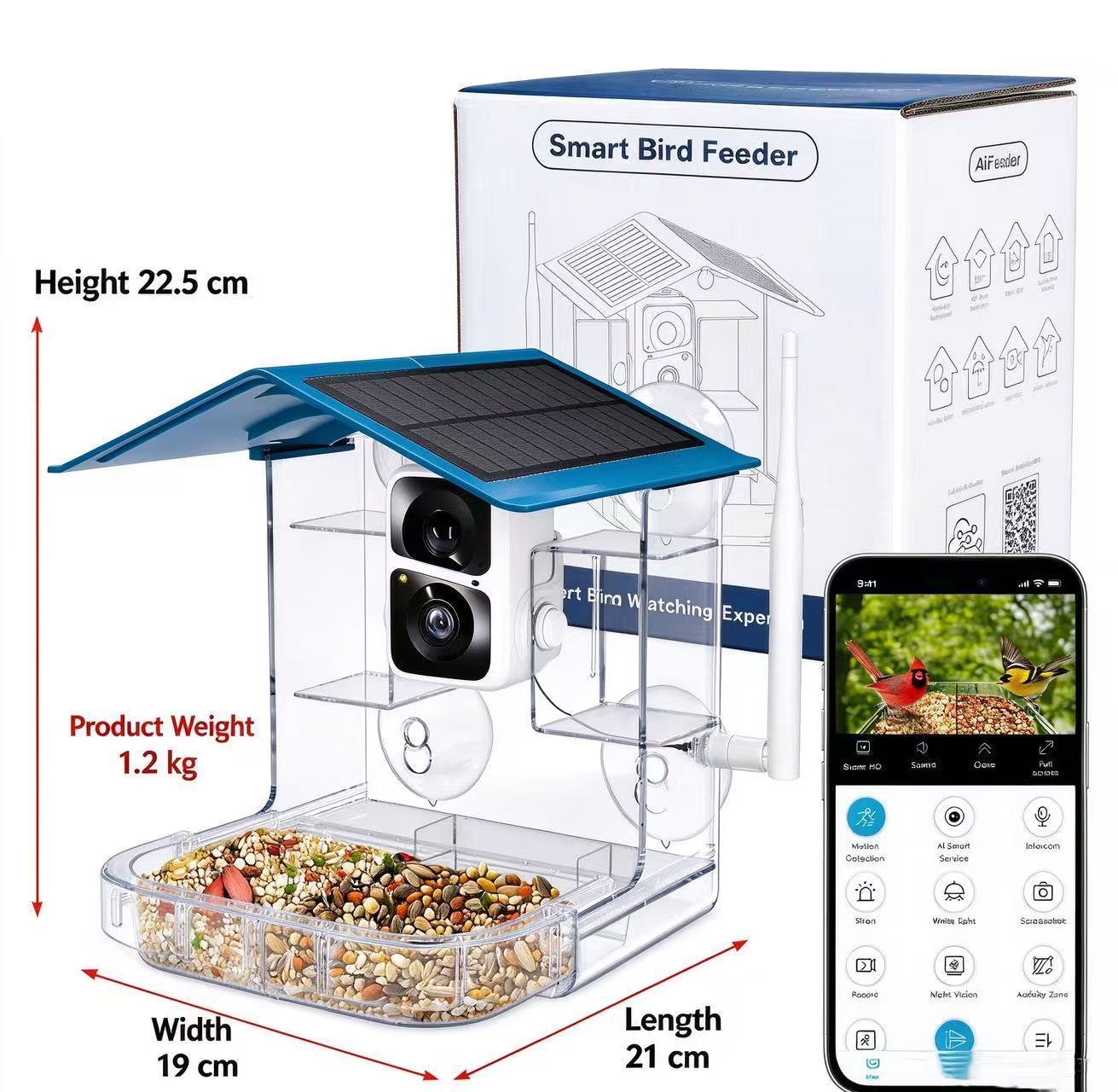 AI Identify Bird Species Smart Watching Feeder Camera 3