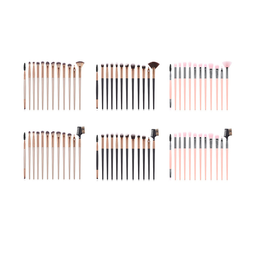 12 Piece Makeup Brush Set 2