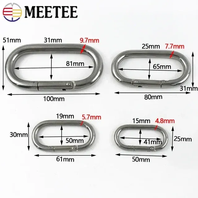 Stainless Steel Spring Clasp 3