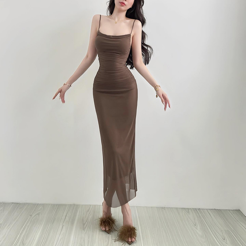 Women's Off-Neck Wrap Slim Dress 3