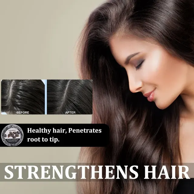 Schwarzer Rizinus-Shampoo-Riegel 2-in-1 3
