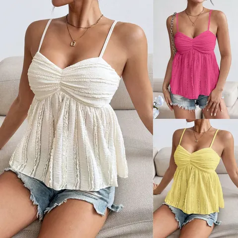 Fashion Sexy Casual Chiffon Lace Spaghetti-strap