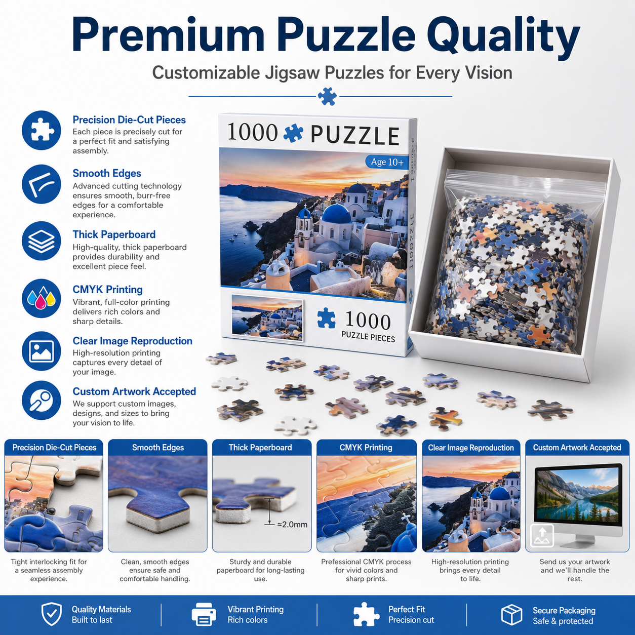 Educational Jigsaw Puzzle 1000 Pieces Adults 3