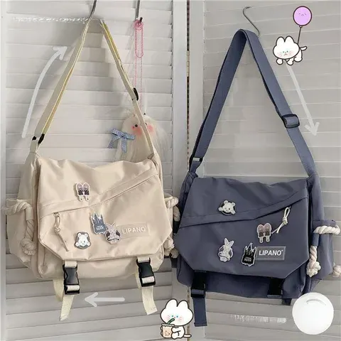 Hongkonger Taschenstil Vielseitige Künstlerische Koreanische Version Umhängetasche für