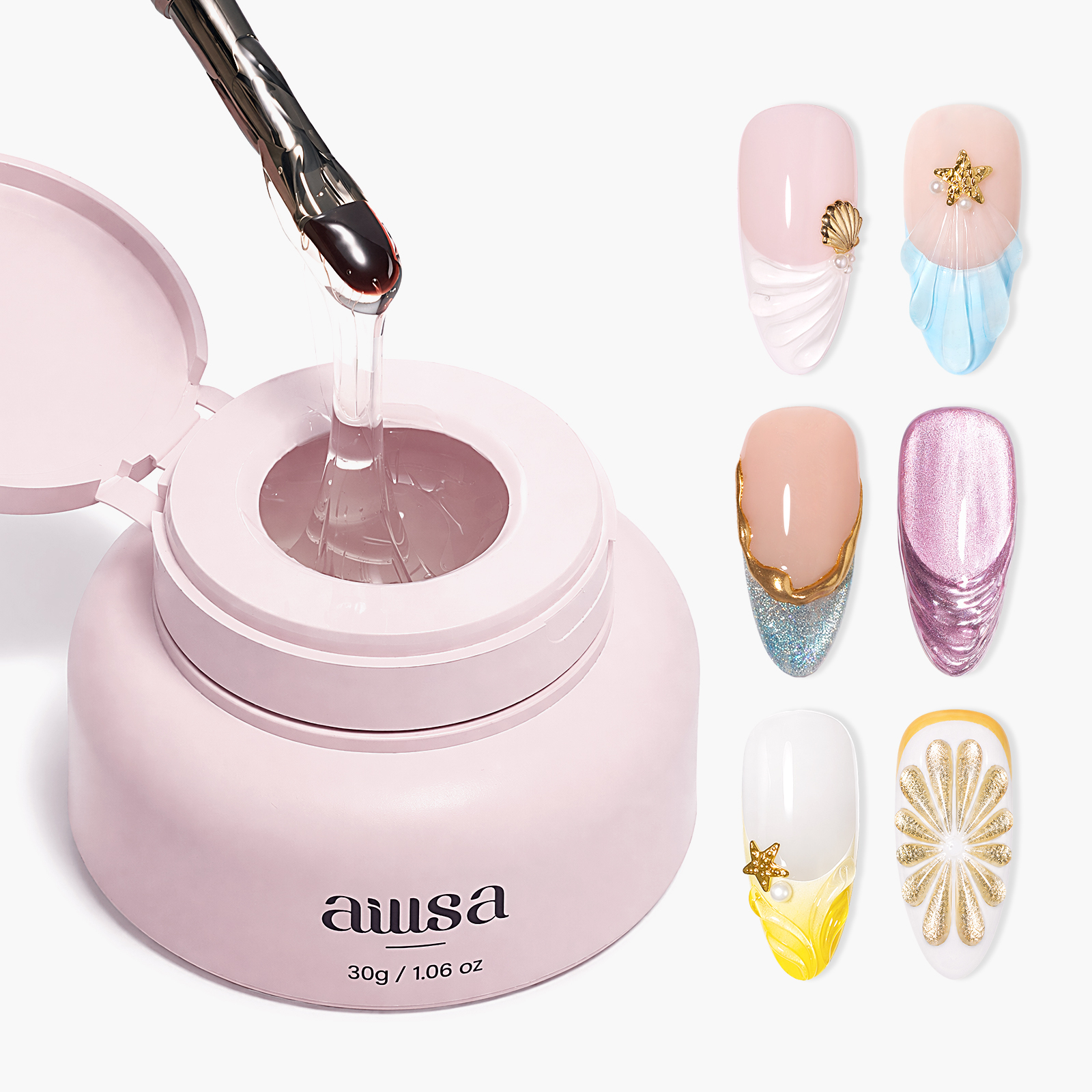 Multifunctional 3D Nail Art Gel High Shine Glossy