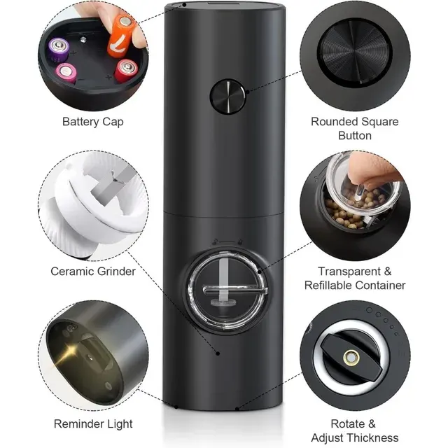 Electric Salt and Pepper Grinder 2