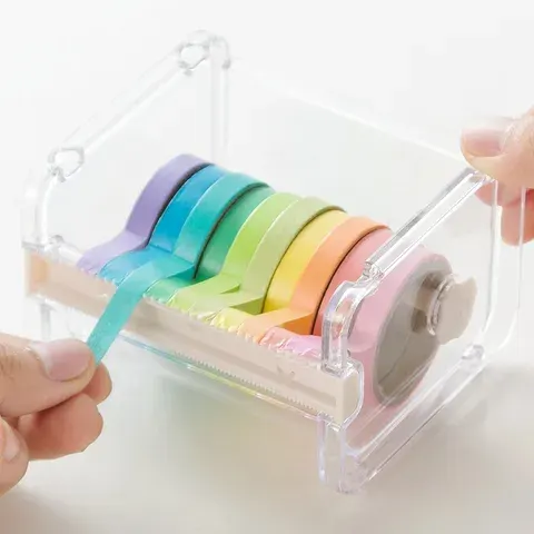 Kreatives Washi-Tape-Cutter-Set: Das Perfekte Schreibwarenwerkzeug für Studenten –