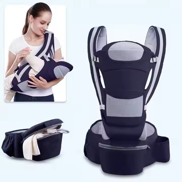 Ergonomic Baby Carrier with Hip Seat 3