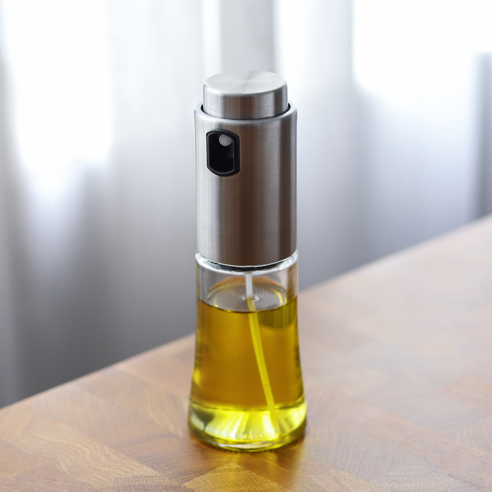 Stainless Steel High Atomization Oil Spray Bottle Press