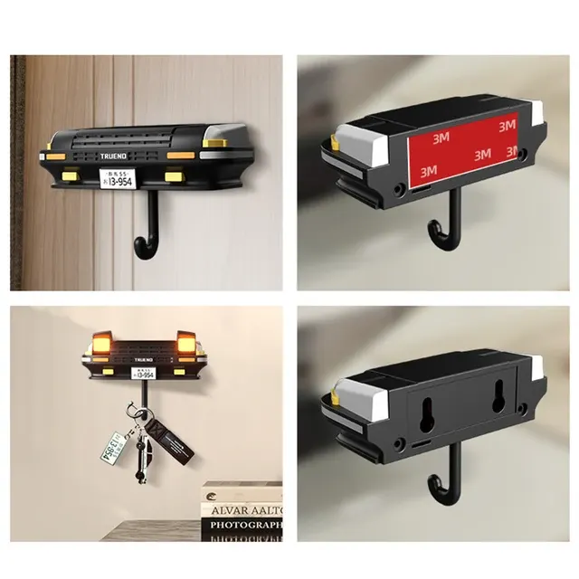 Wall-Mounted Headlight Design Key Holder 4