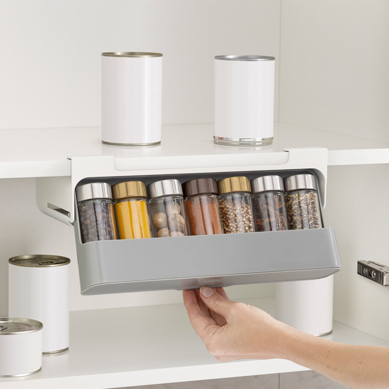 Pull-Out Kitchen Cabinet Spice Organizer 3