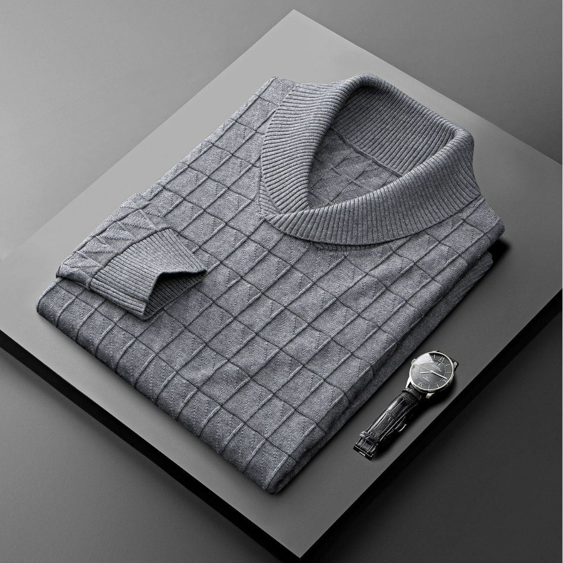 Men's V-neck Sweater Fashion 2