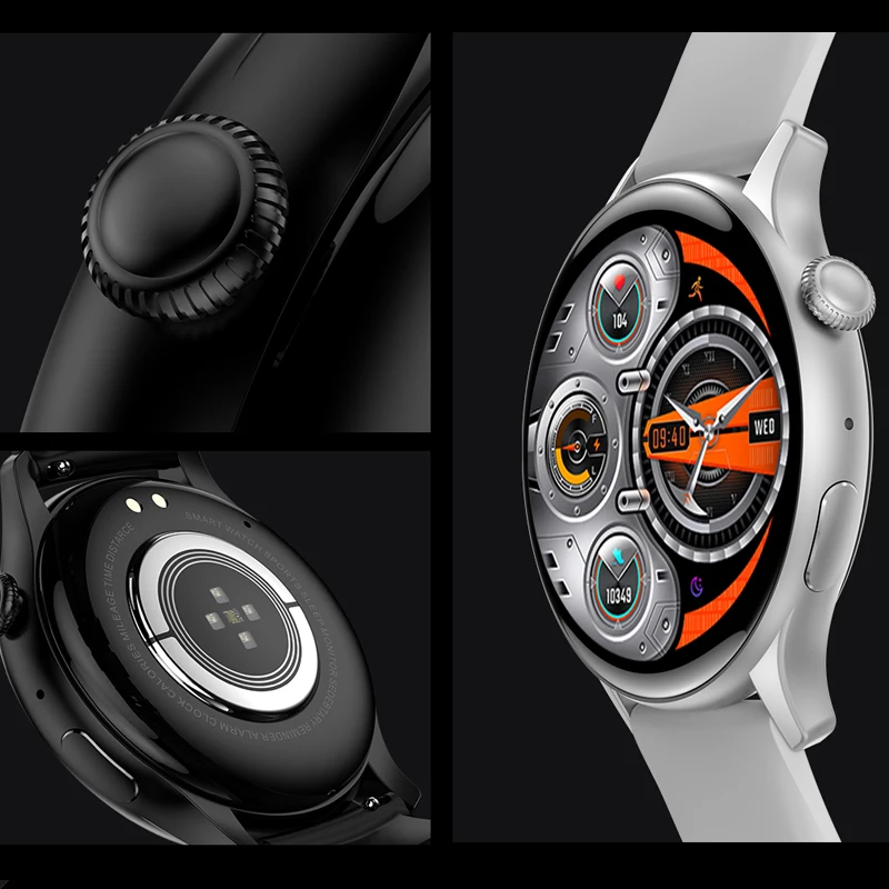 Neue Echte AMOLED-Smartwatch für Damen Bildschirm Zeigt Immer 4