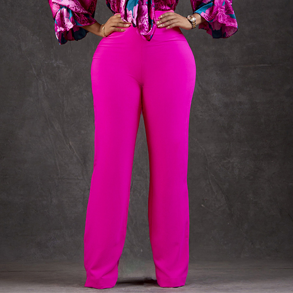 Women's Casual Wide-Leg African Style Pants 2