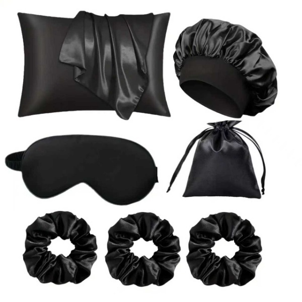 7PCS Silk-Like Satin Sleep Gift Set - Shower 2