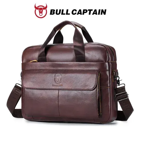 Leder-Messenger-Bag