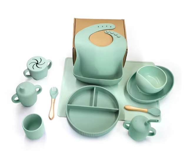 BPA-Free Silicone Kids Feeding Set