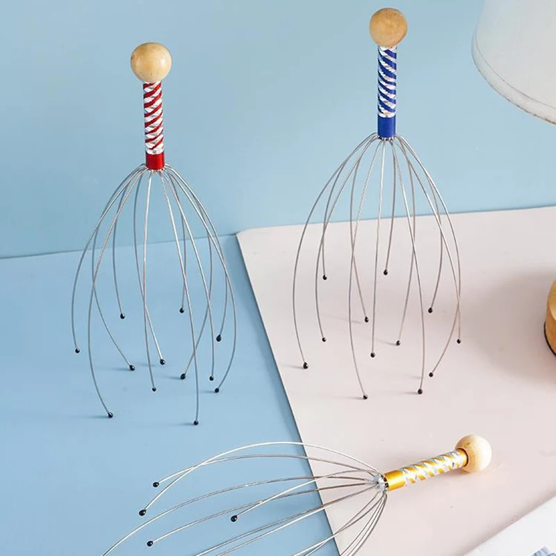 Stainless Steel Octopus Head Massager