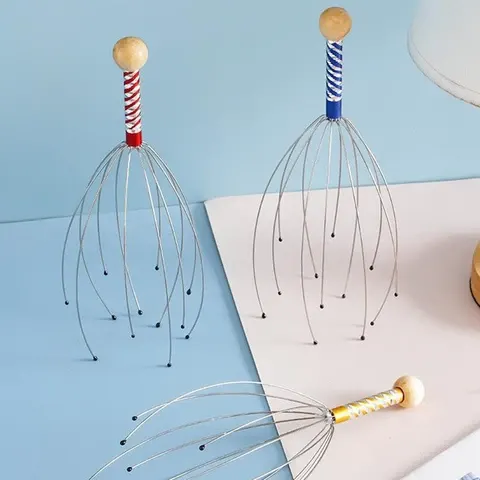 Stainless Steel Octopus Head Massager
