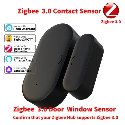 Zigbee 3.0 Kontaktsensor Türsensor Fenstersensor Zigbee-Hub Erforderlich Kompatibel