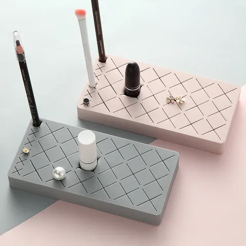 Net red Silicone Lipstick Storage Rack
