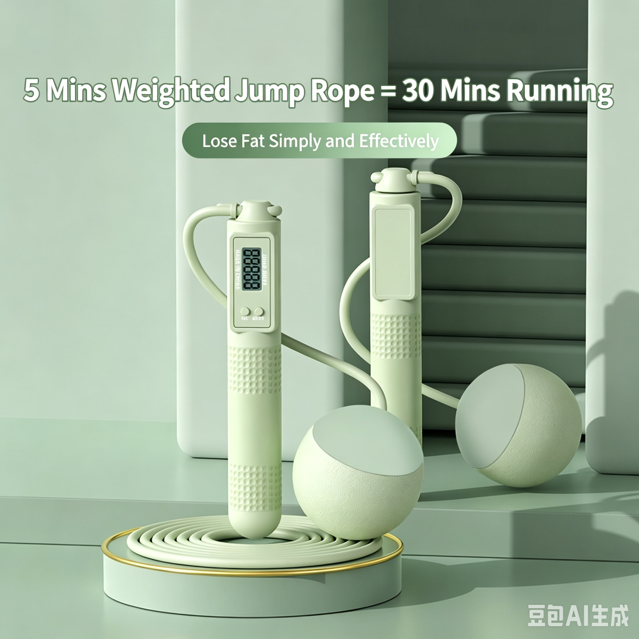 Cordless Smart Counting Jump Rope 3