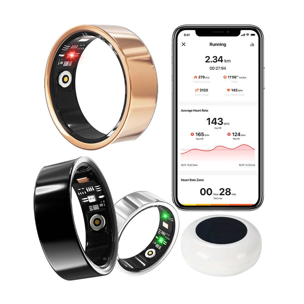 Blutsauerstoff-Smart-Ring für iOS und Android 2