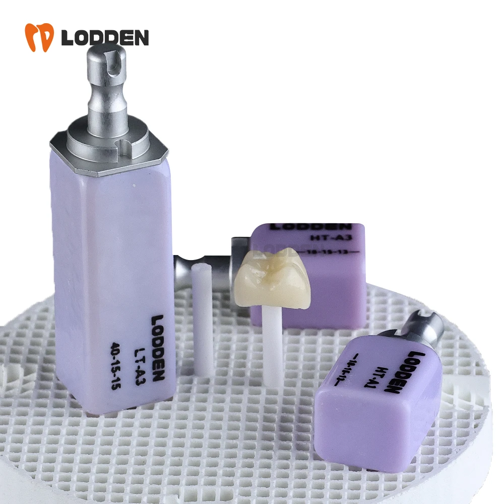 Lodden Dental Lithium-Disilikat-Blöcke C14 B40 Glaskeramikwürfel Blöcke für 4