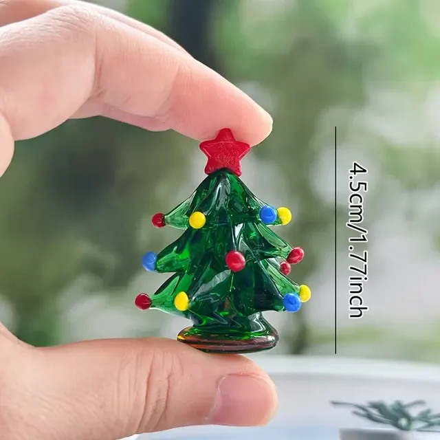 Crystal Glass Christmas Figurine 2