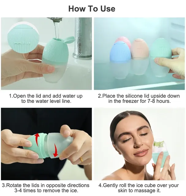 Mini Silicone Facial Ice Roller 4