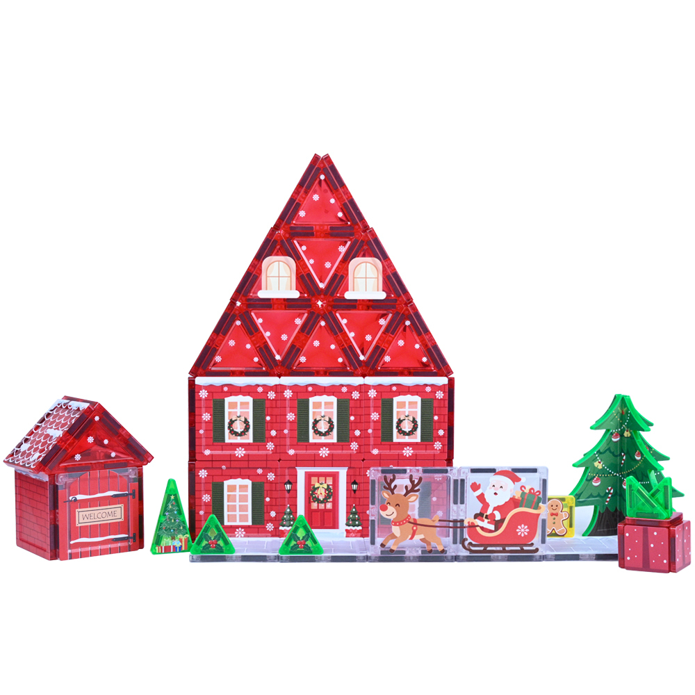 Children Toys Magnetic Tiles Building Blocks Educational Christmas