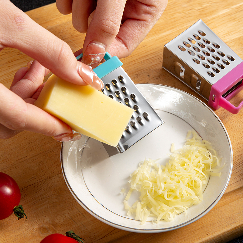 Mini Four-sided Planer Stainless Lemon Cheese Vegetable Grater 4