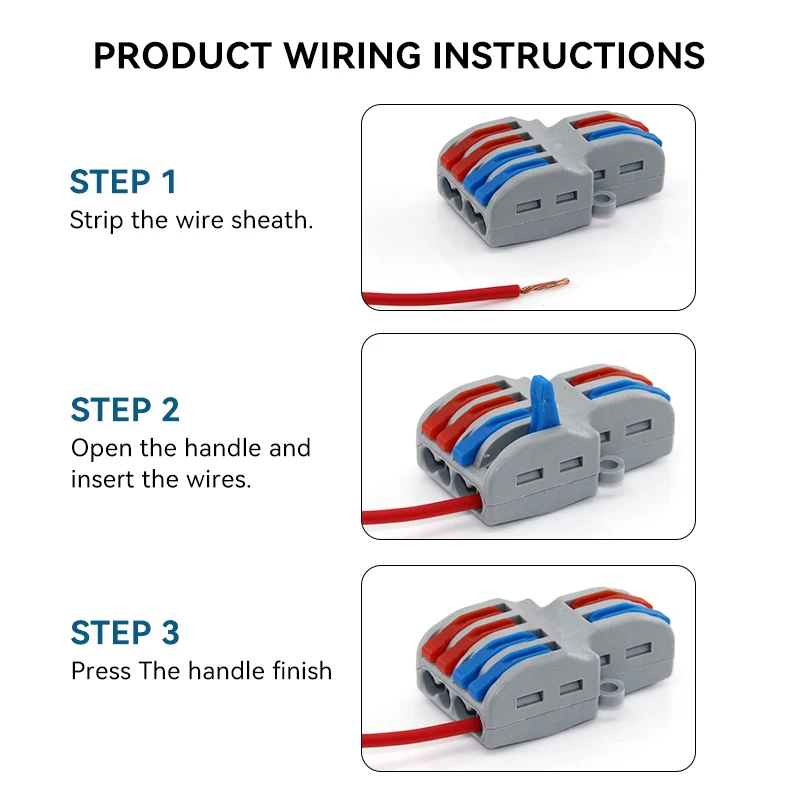 Universal Compact Wire Splitter Terminal Block 4
