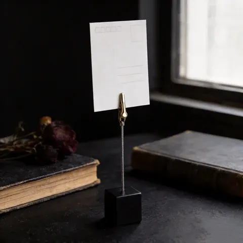 Cube Table Card Holder