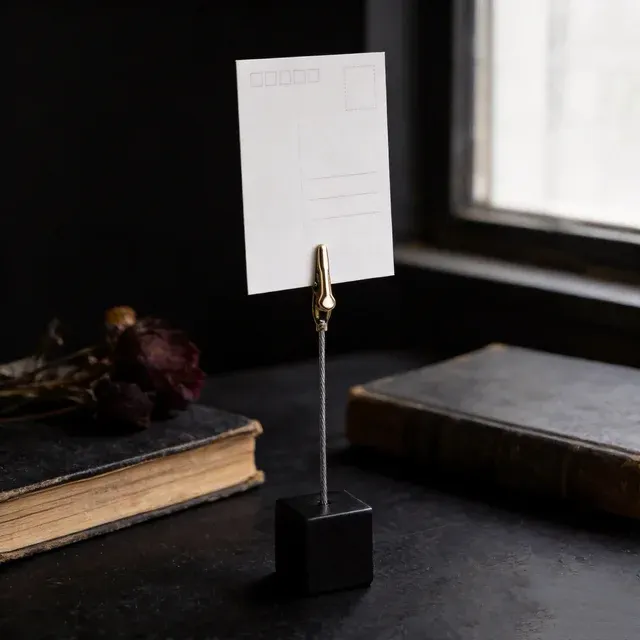 Cube Table Card Holder 1