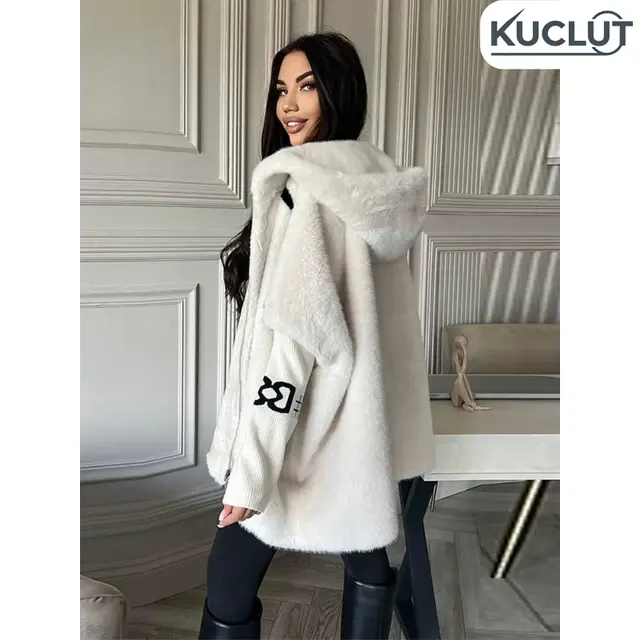 Oversized Faux Fur Coat 2