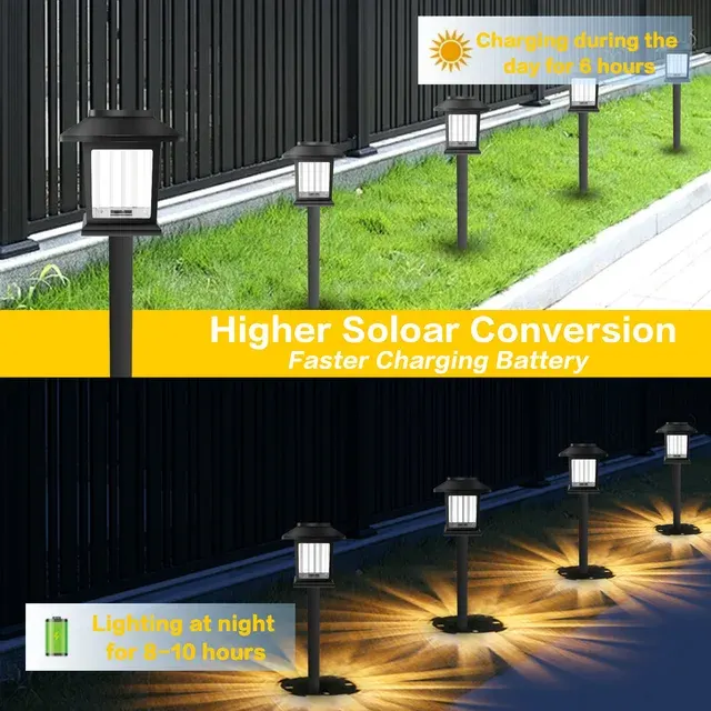 Wasserdichte Solar-LED-Rasenleuchte IP65 2