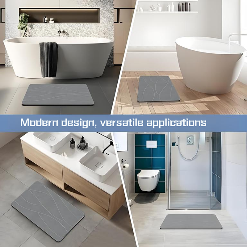Quick-Dry Diatomite Stone Bath Mat 39x60cm 2