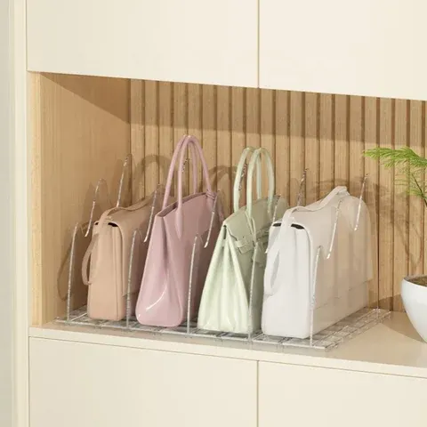 Transparenter Handtaschen-Organizer platzsparend