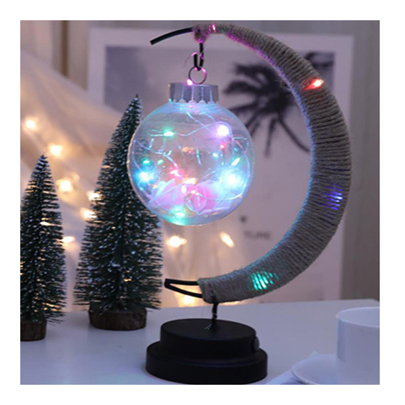 Hemp Rope LED Moon Lamp USB