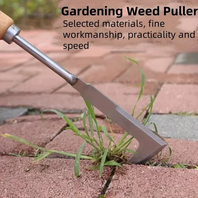 L-Shaped Stainless Steel Weed Puller 2