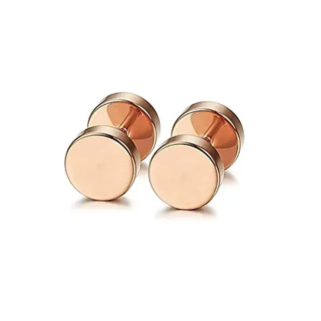 Dumbbell Stud Earrings 3