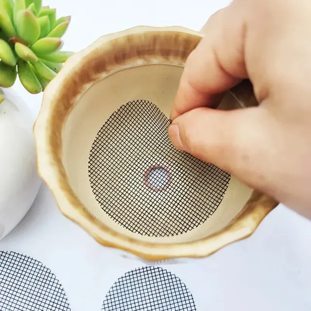 Flower Pot Drainage Hole Mesh Pad 3