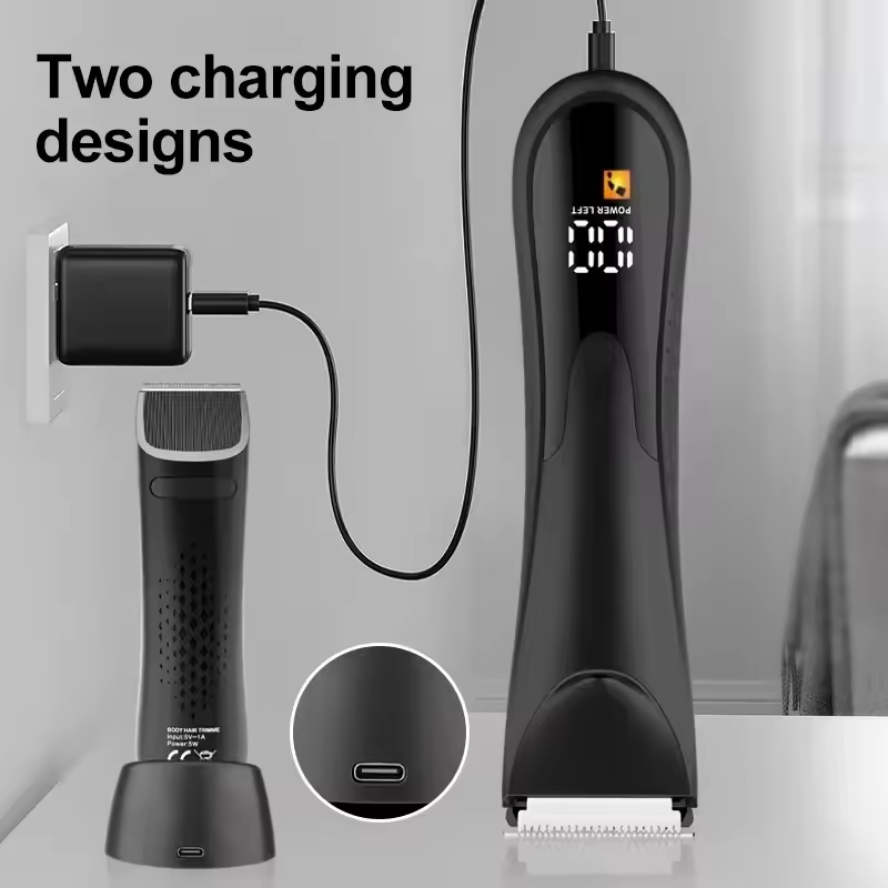 Groin Hair Trimmer - Electric for Men Waterproof 3