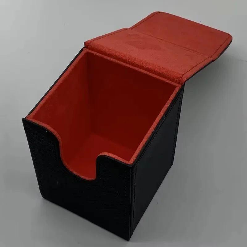 Portable Leather Trading Card Storage Box 2